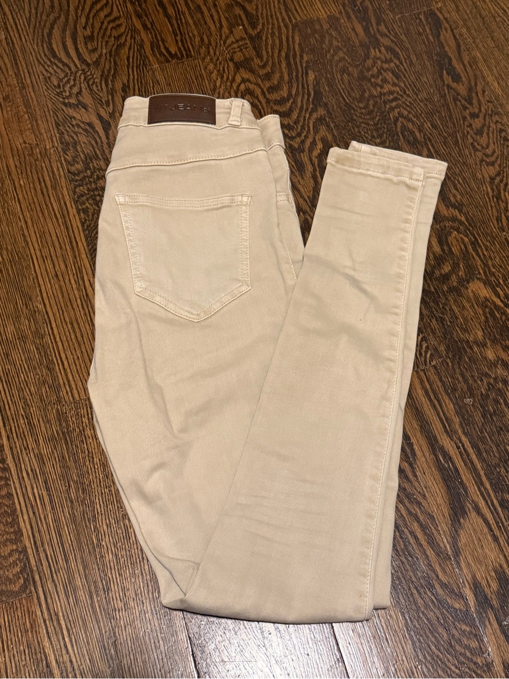 FITJEANS Slim Skinny Jeans in Beige